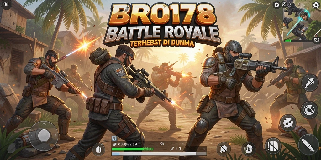 Tampilan gameplay BRO178 yang mendebarkan dan penuh aksi.