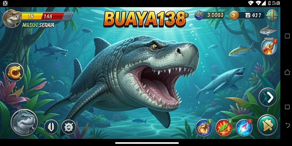 Screenshot gameplay BUAYA138 menampilkan aksi seru dan interaksi pengguna.