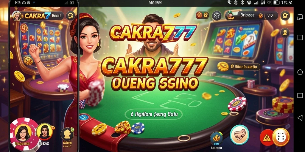 Screenshot gameplay yang memukau dari CAKRA777, menampilkan grafis kasino yang mengesankan.