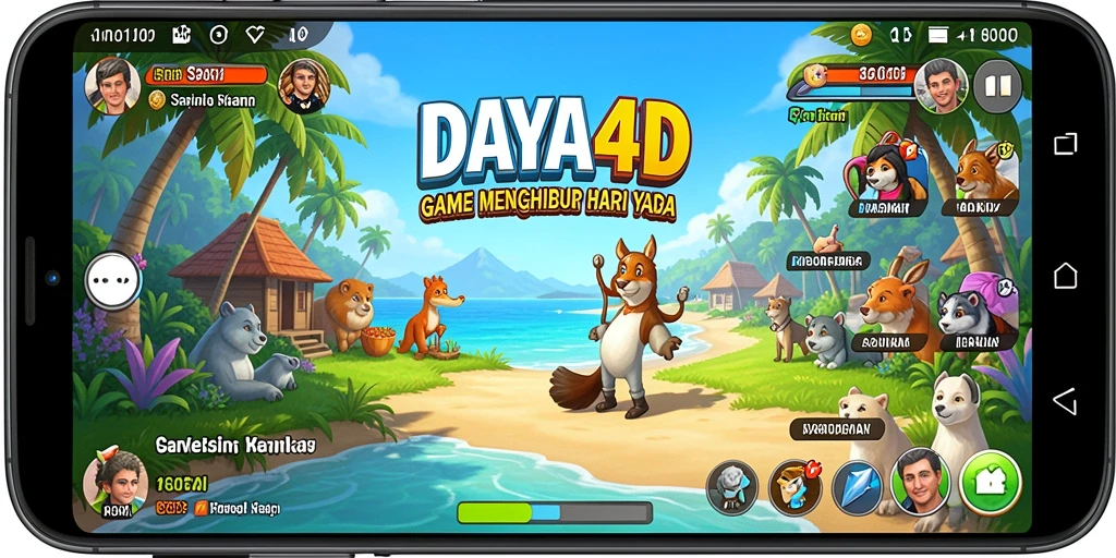 Tampilan gameplay DAYA4D yang menarik dan interaktif.