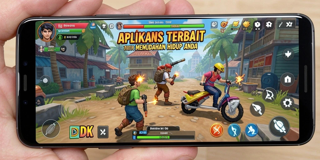 Tampilan screenshot dari DKK dengan berbagai fitur utilitas yang menarik.