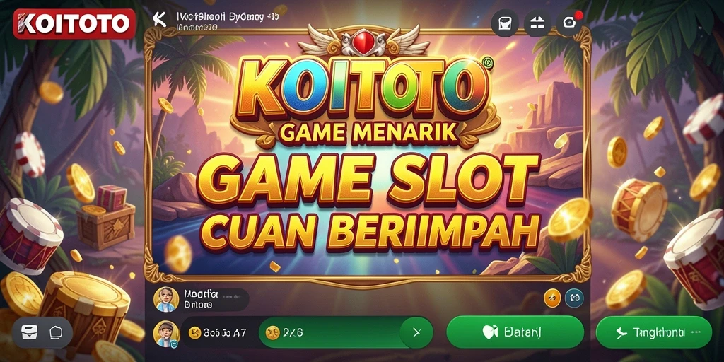 Tampilan gameplay KOITOTO yang memukau dan penuh warna.