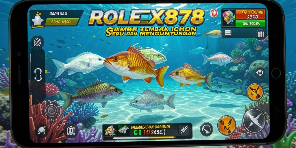 Tampilan menarik dalam gameplay Tembak Ikan yang mendebarkan.