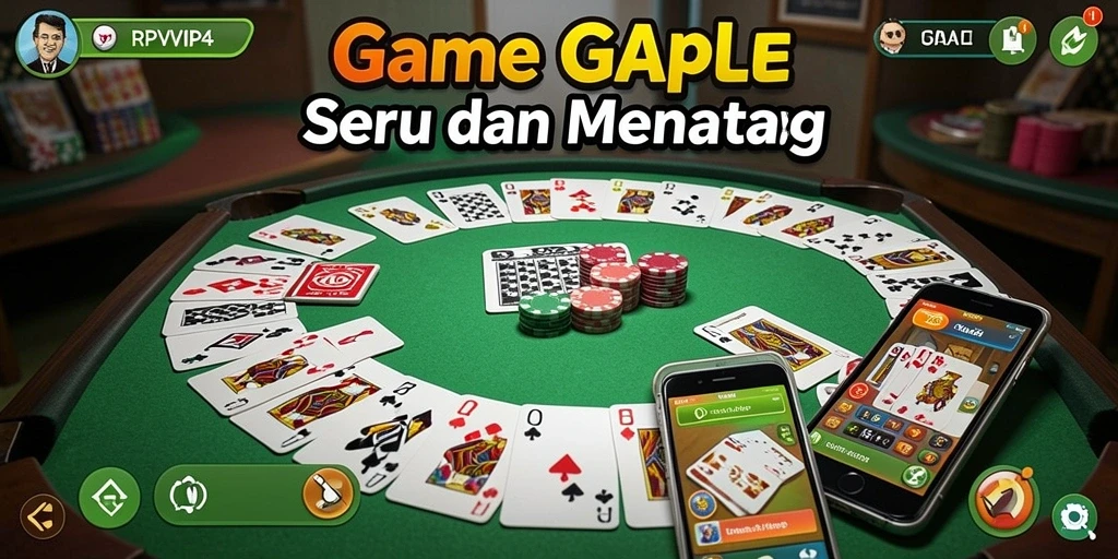 Tampilan permainan Gaple yang menarik di RPVIP4.