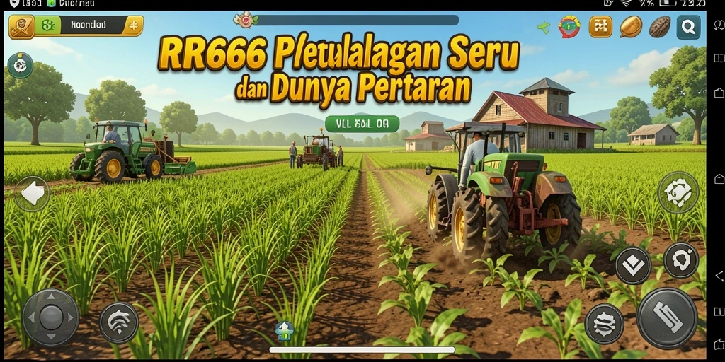 Gameplay menarik dalam RR666 dengan berbagai aktivitas bertani.