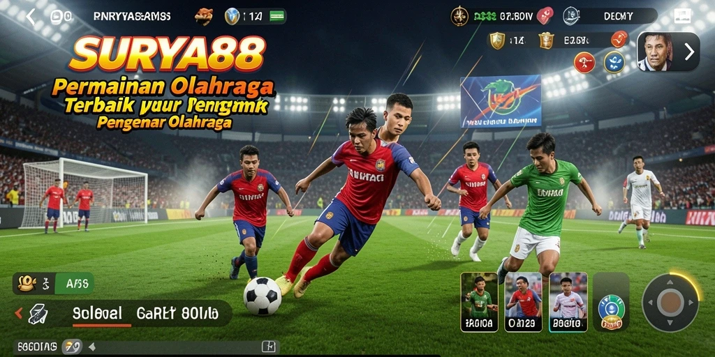 Tampilan gameplay mendebarkan dari SURYA88 yang penuh aksi.