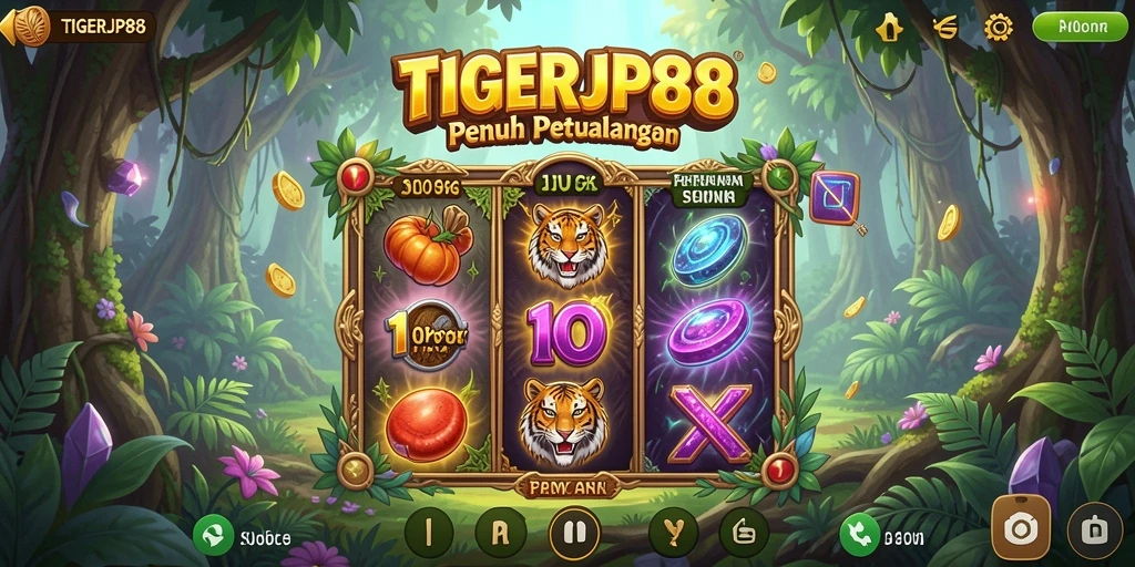 Screenshot TIGERJP88 menunjukkan pengalaman bermain slot yang mendebarkan.