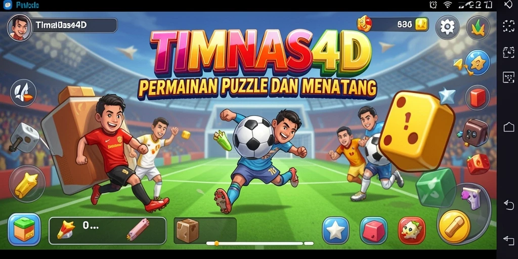 Screenshot gameplay TIMNAS4D menampilkan suasana bermain yang penuh tantangan.