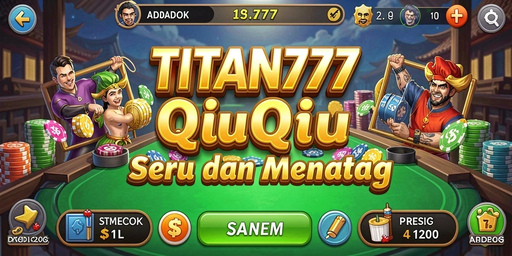 Tampilan gameplay TITAN777 yang dinamis dan menarik.