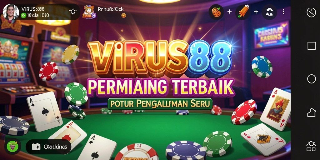 Tampilan gameplay seru di VIRUS88 dengan grafis berkualitas tinggi.