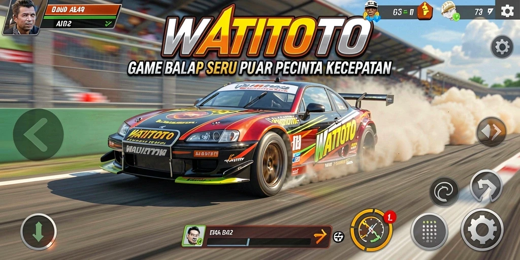 Pengalaman balap intens dengan grafis luar biasa di WATITOTO.