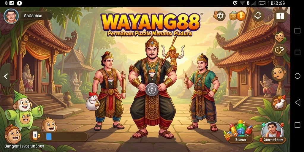 Screenshot menunjukkan gameplay Puzzle yang penuh tantangan.