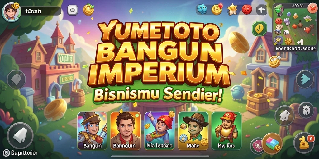 Tampilan gameplay YUMETOTO yang memukau dan interaktif.